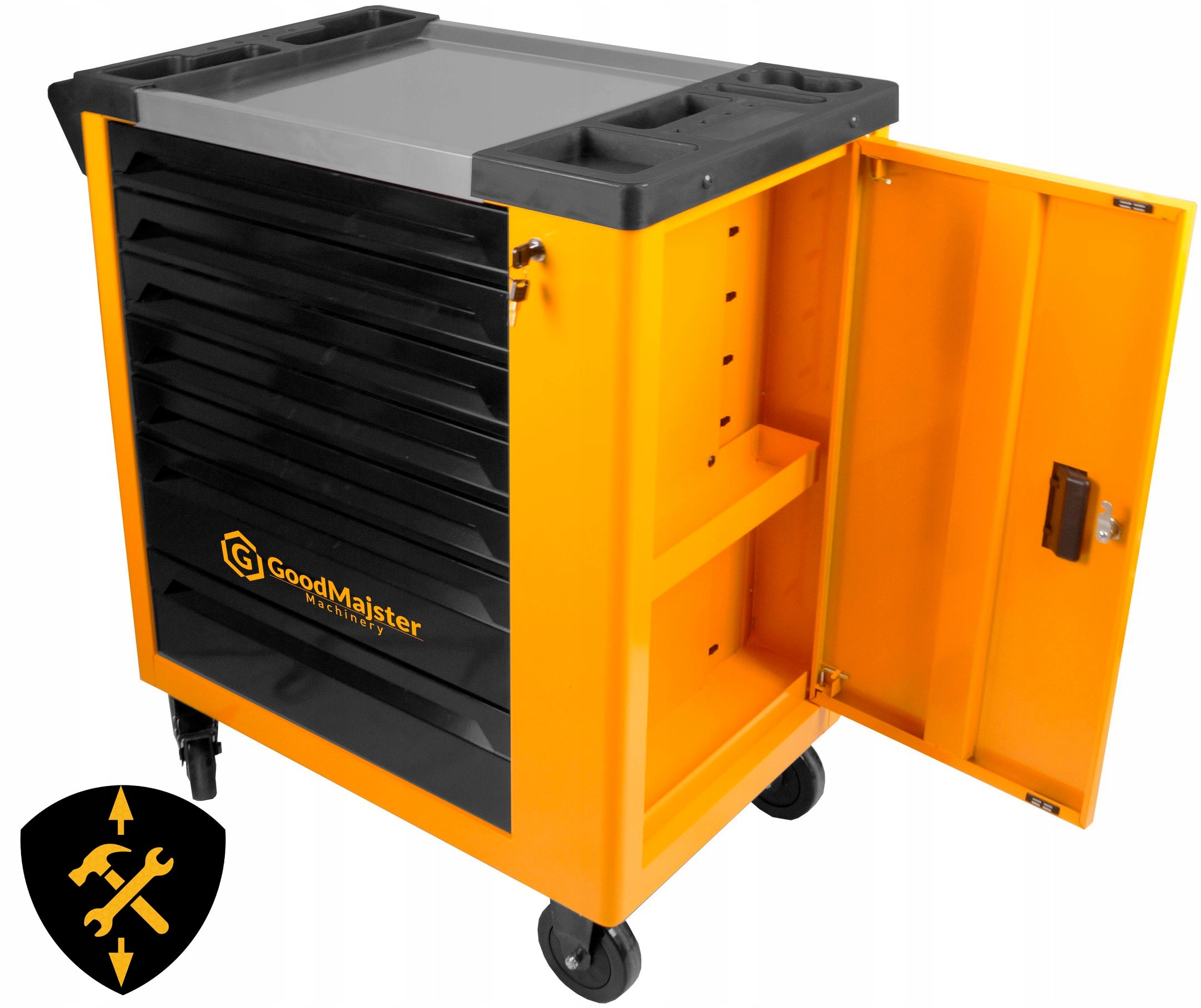 WORKSHOP CABINET TOOL TROLLEY 258-EL GoodMajster Machinery GMM-TB706 Product weight with unit packaging 80 kg