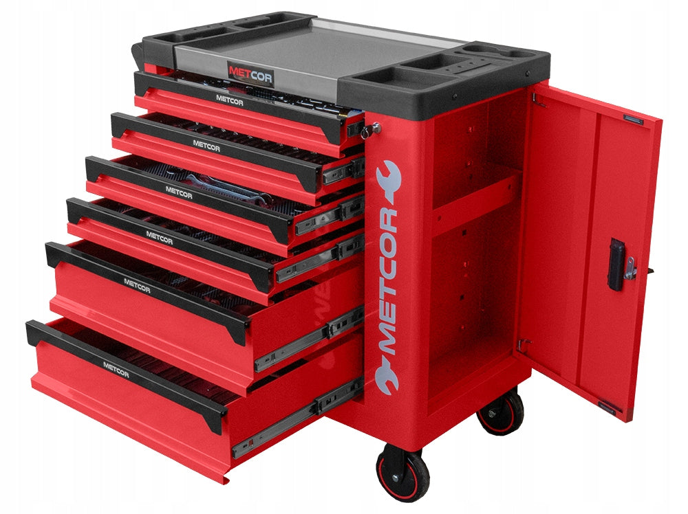 WORKSHOP CABINET TOOL TROLLEY METCOR WITH TOOLS CD3306EDGE TOOLS Brand Metcor