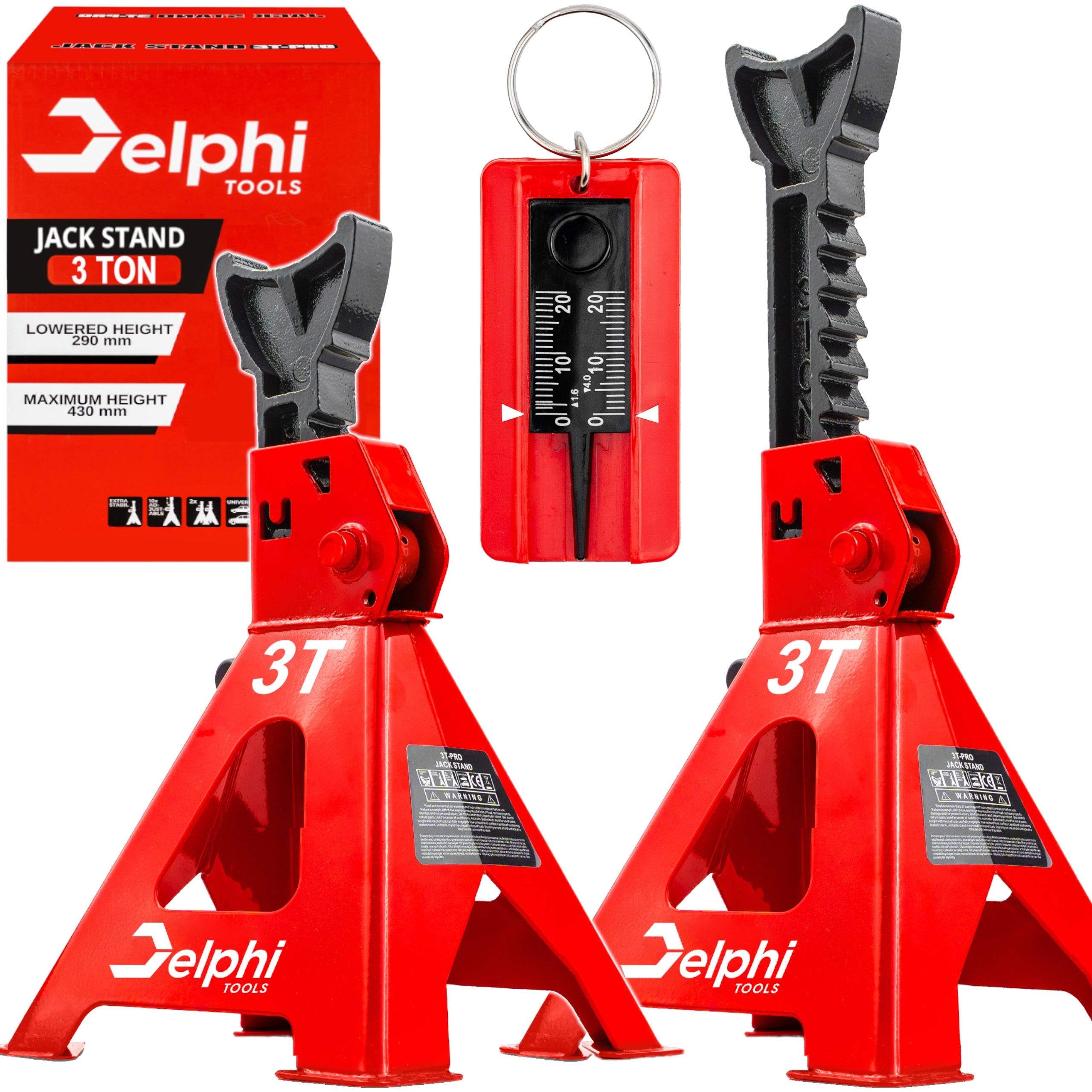 WORKSHOP CAR BUNNIES 3T TONS SUPPORT STANDS ADJUSTABLE 2 PACK
