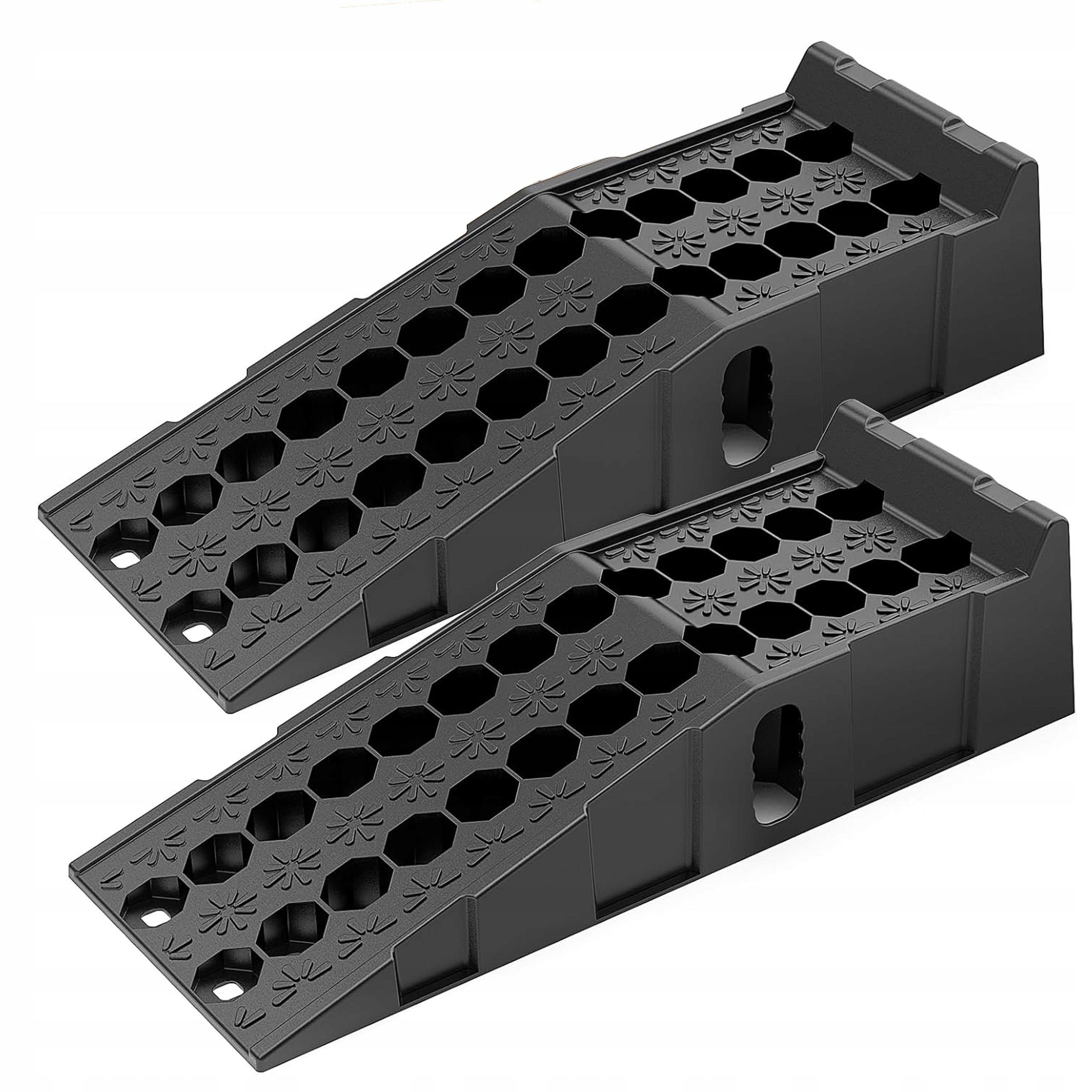 WORKSHOP CAR RAIDS 8 TONS 2PCS RAMPS WIDE PLATFORMS SET