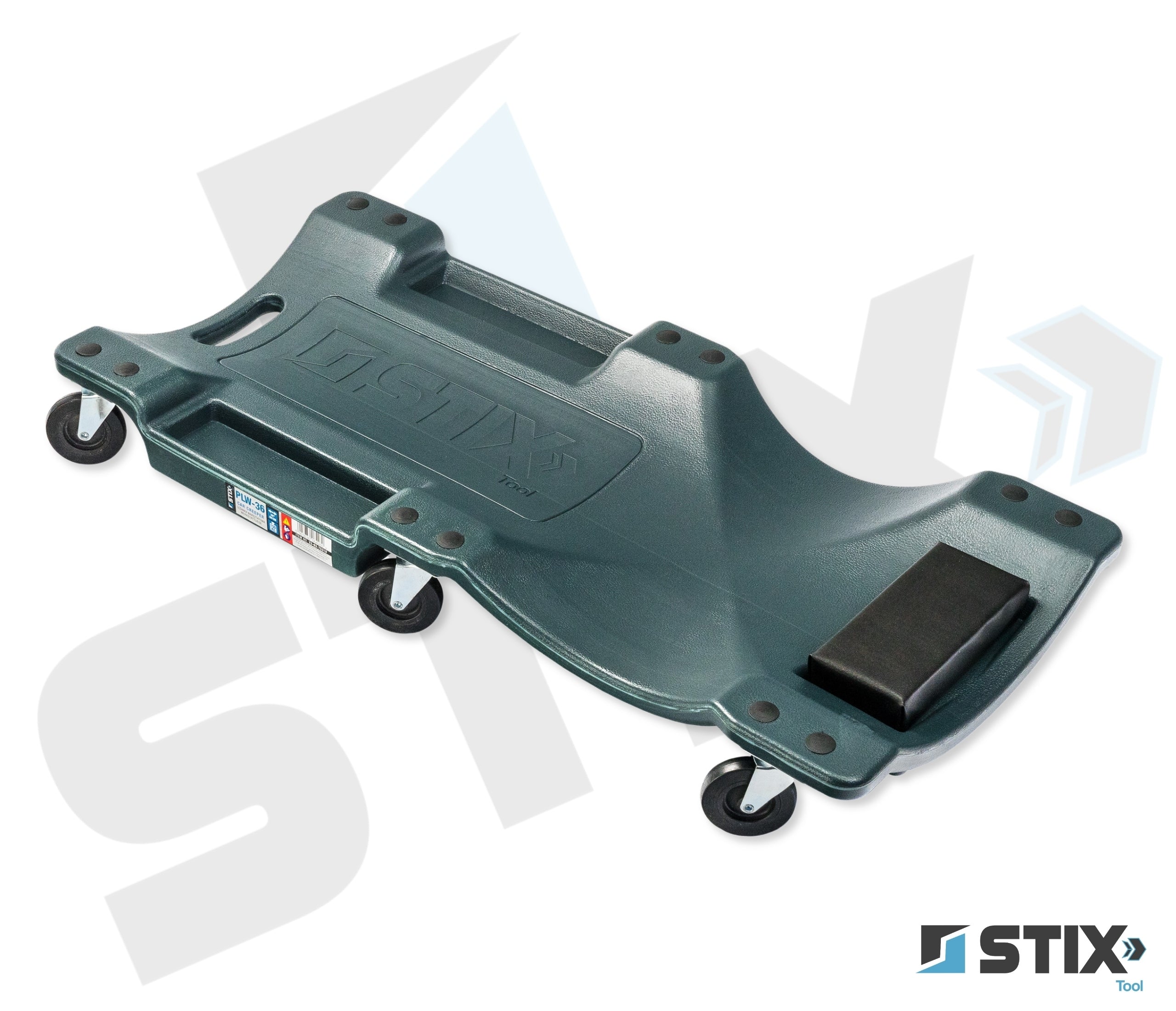 WORKSHOP COUCH STIX 150kg 6 WHEELS BEARING RUBBER UNDER AUTO 910mm Product weight with unit packaging 4.7 kg