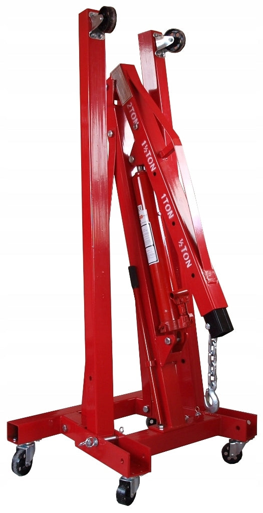 WORKSHOP CRANE LIFT 2T - FAST ACTUATOR 2xPUMP - FOLDING Manufacturer code TM02
