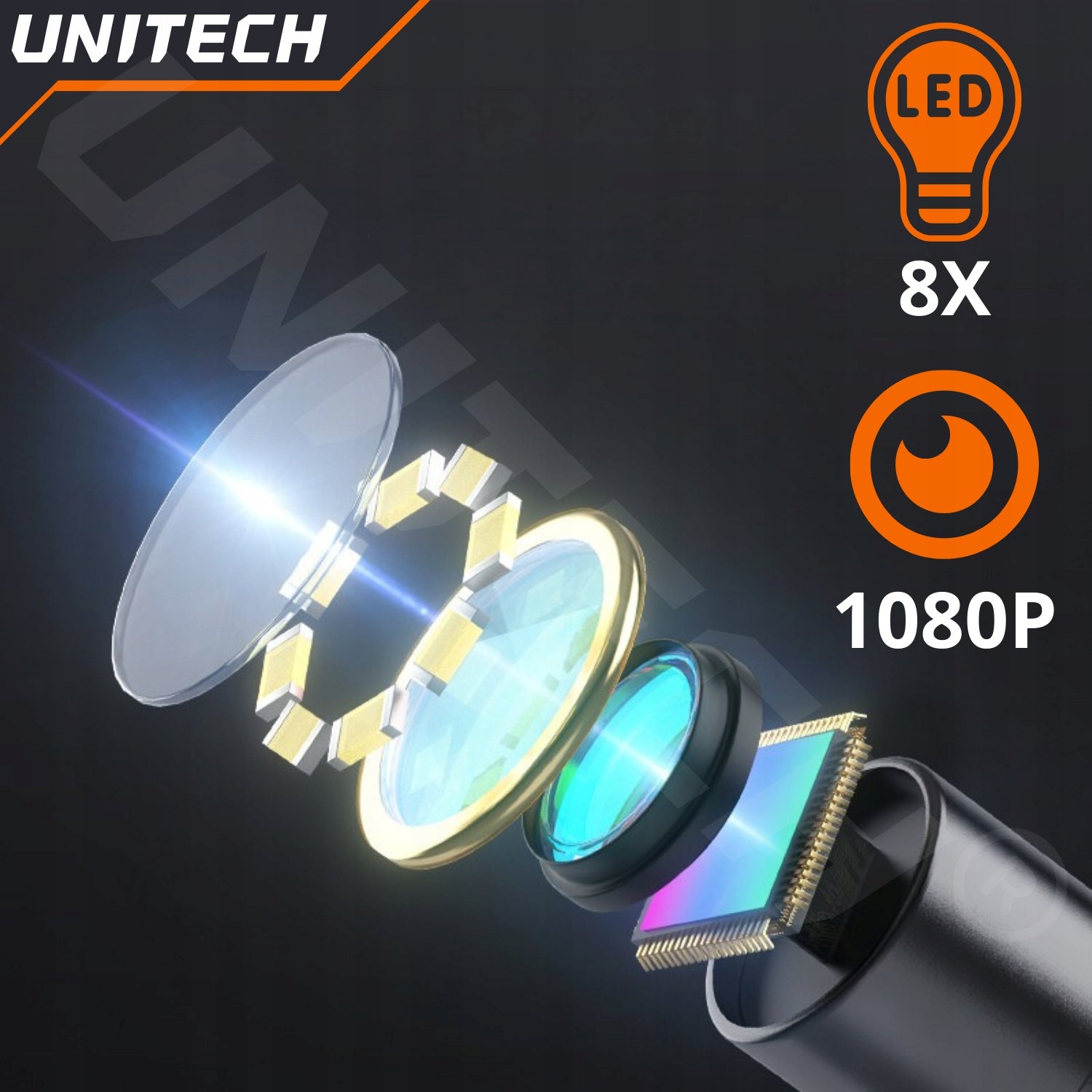 WORKSHOP INSPECTION CAMERA 5M 8,5mm HD LCD ENDOSCOPE FOR LED MOTOR PIPES Brand no brand