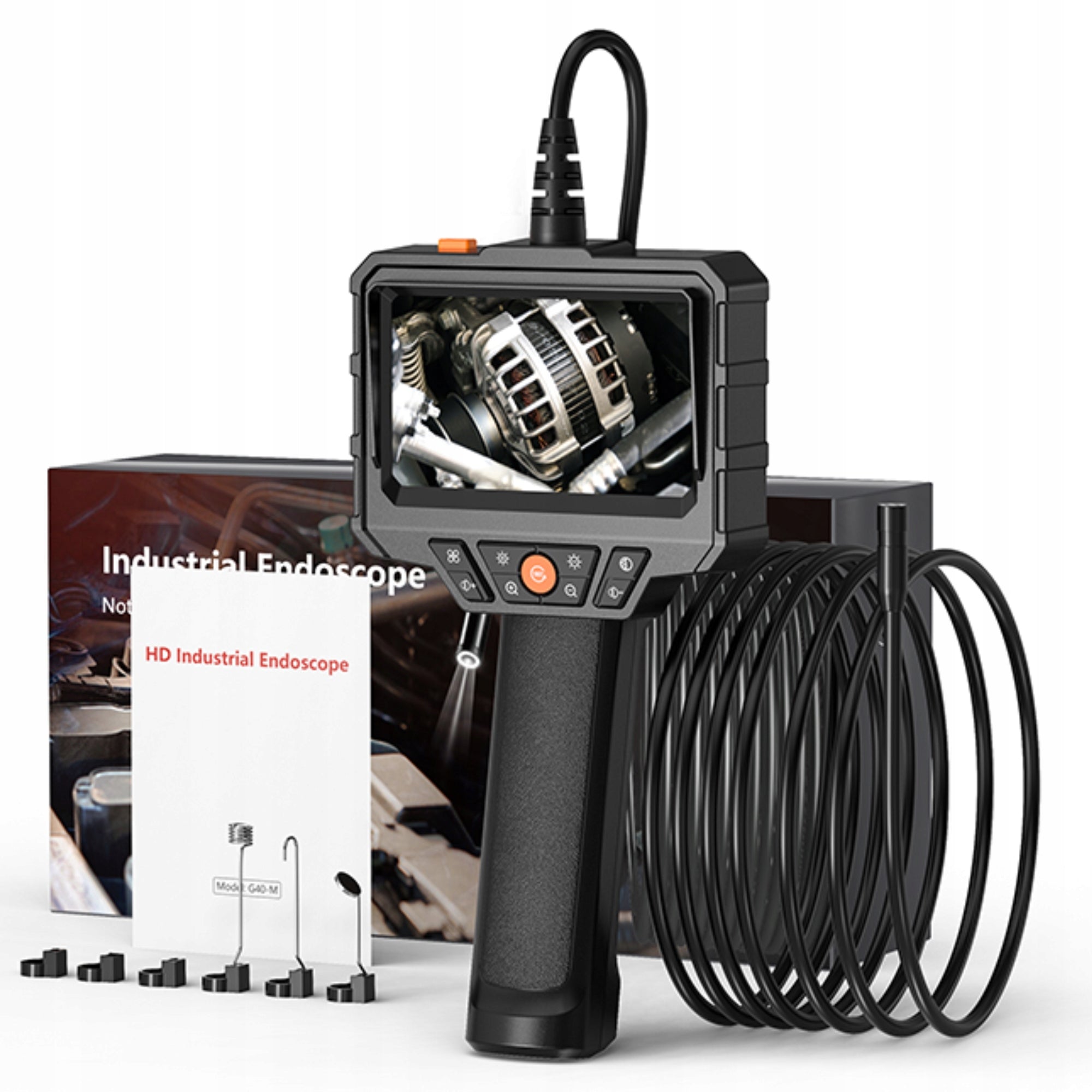 WORKSHOP INSPECTION CAMERA ENDOSCOPE BORESCOPE IP67 FOR PIPES 20m LCD 4,3''