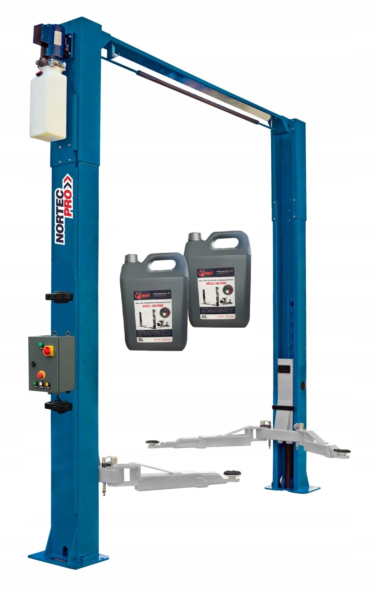 WORKSHOP LIFT TWO-COLUMN AUTOMATIC NORTEC 4T PD4000C UPPER CONNECTION