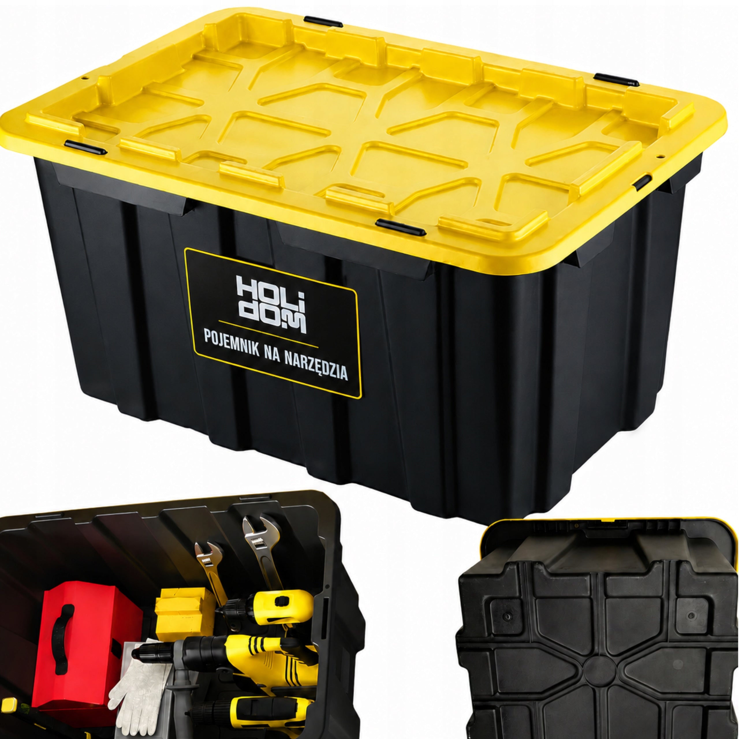 WORKSHOP ORGANIZER 25L Storage Container with Lid