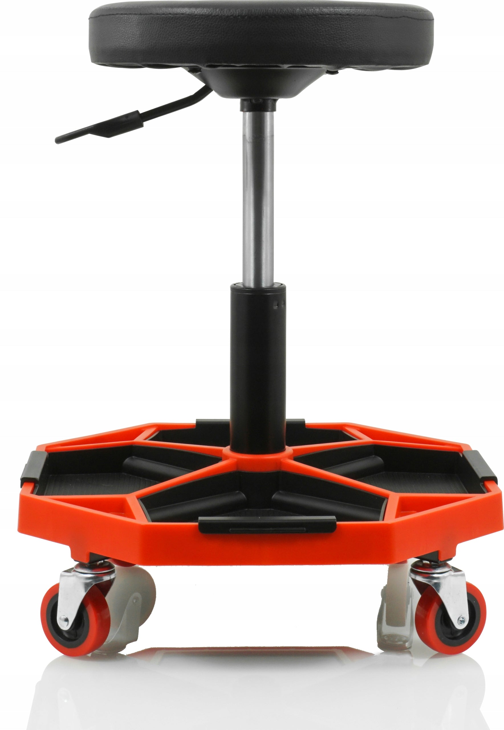 WORKSHOP STOOL SWIVEL STOOL SEAT CHAIR WHEELS WITH BOTTOM SHELF Manufacturer code V83262