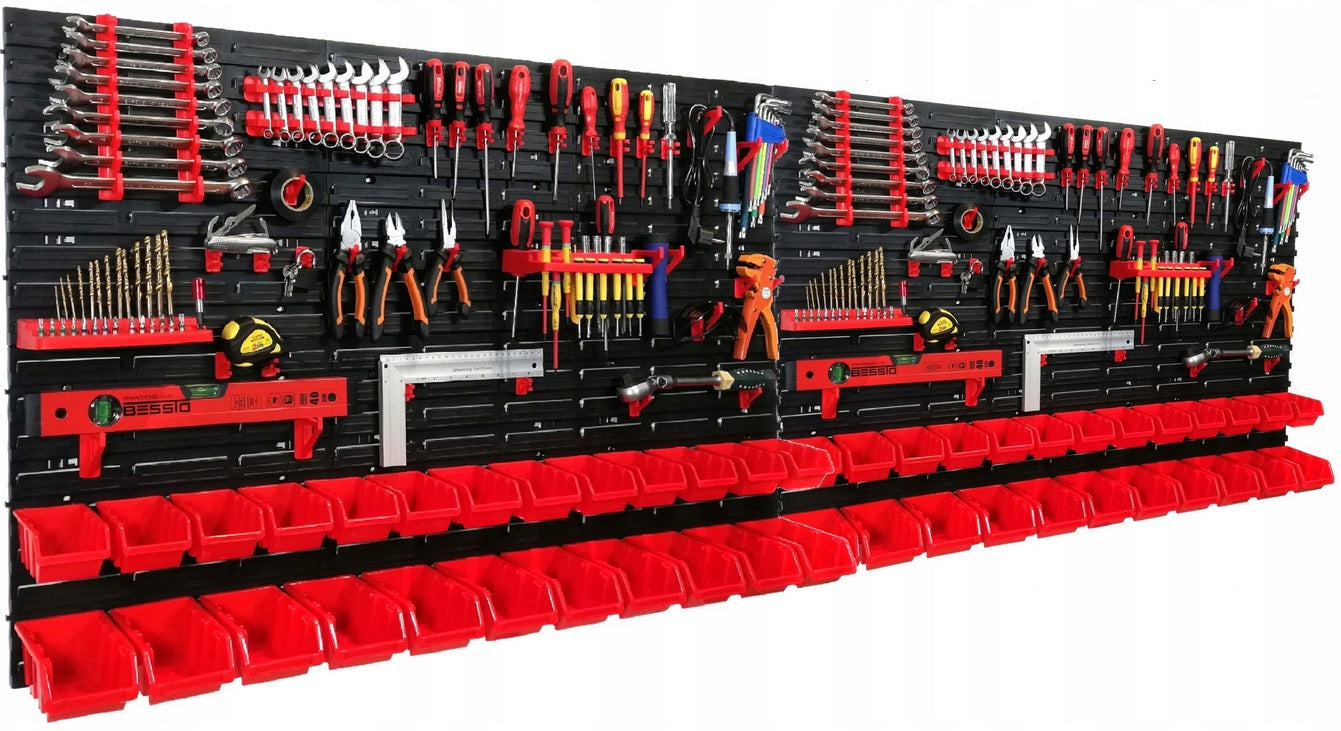 WORKSHOP TOOL BOARD GARAGE WALL 231,6x78CM