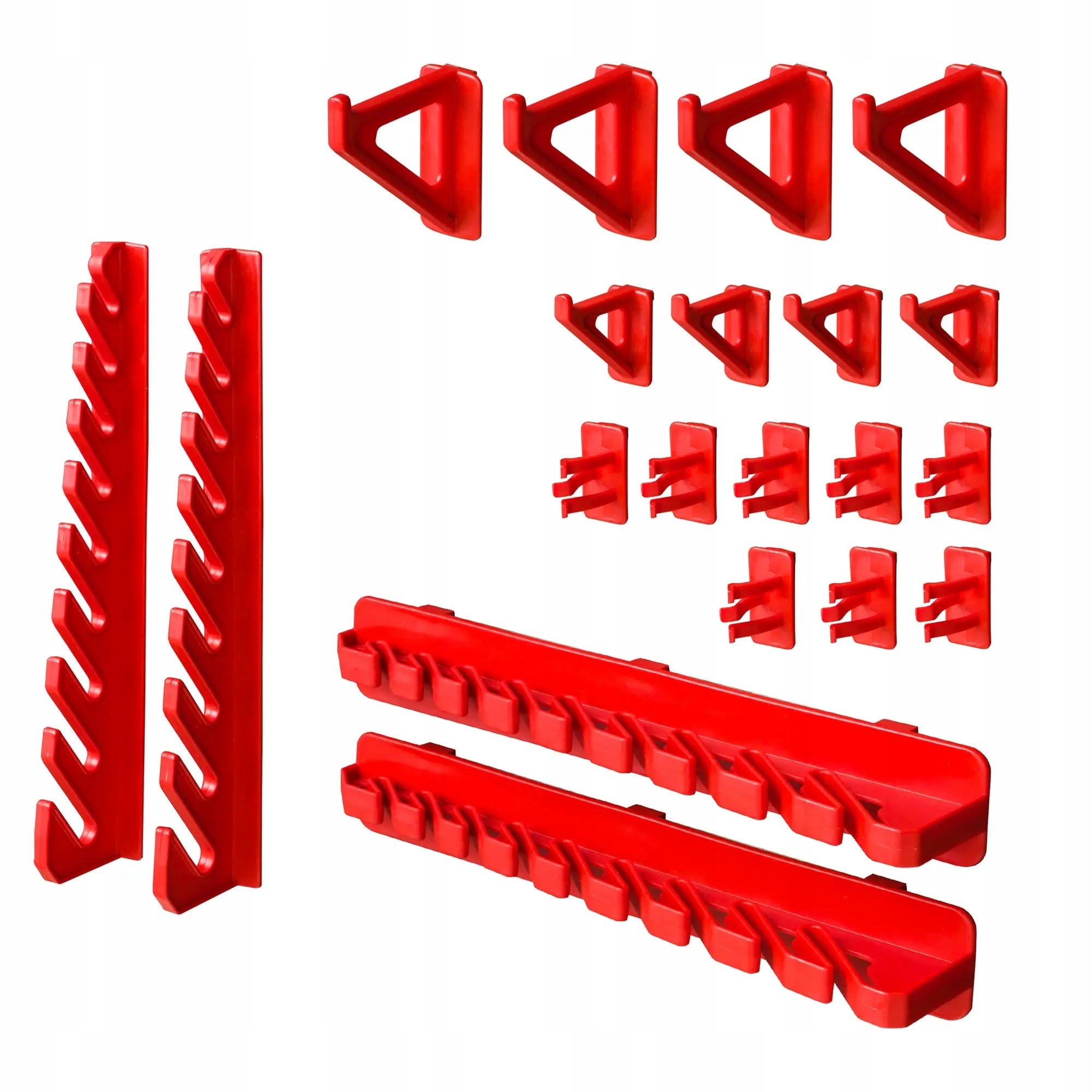 WORKSHOP TOOL BOARD GARAGE WALL FOR TOOLS 160x80cm Color red