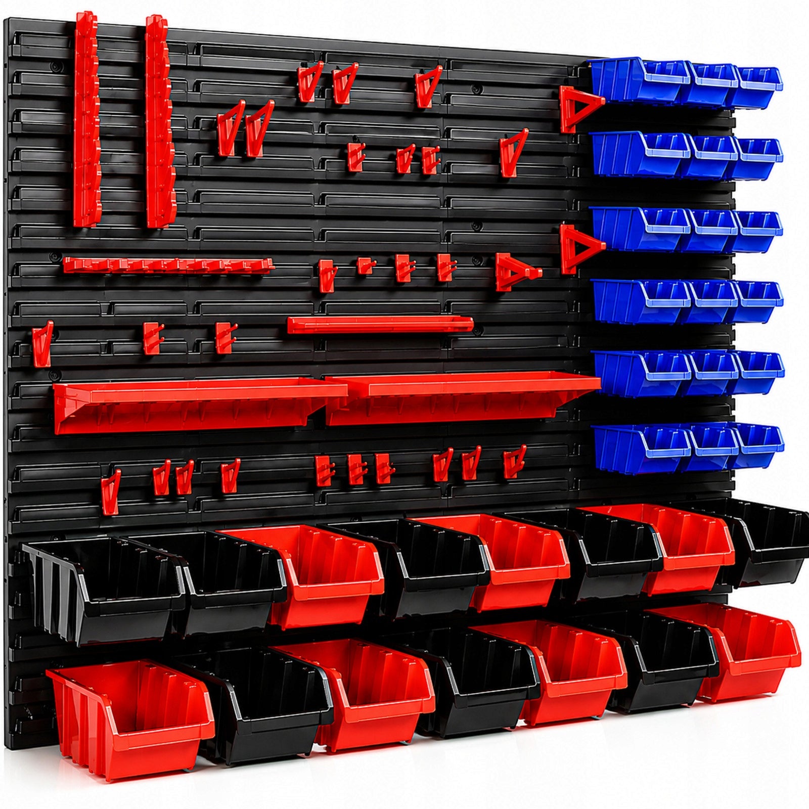 WORKSHOP TOOL BOARD WALL 114x77cm 74 el. HANDLES 32 CUVETTES Brand Fixem