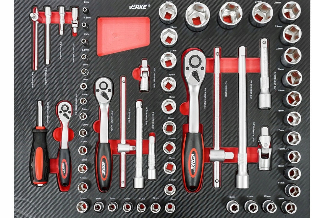 WORKSHOP TOOL CABINET SERVICE TOOL TROLLEY WITH TOOLS 155 Accessories included yes