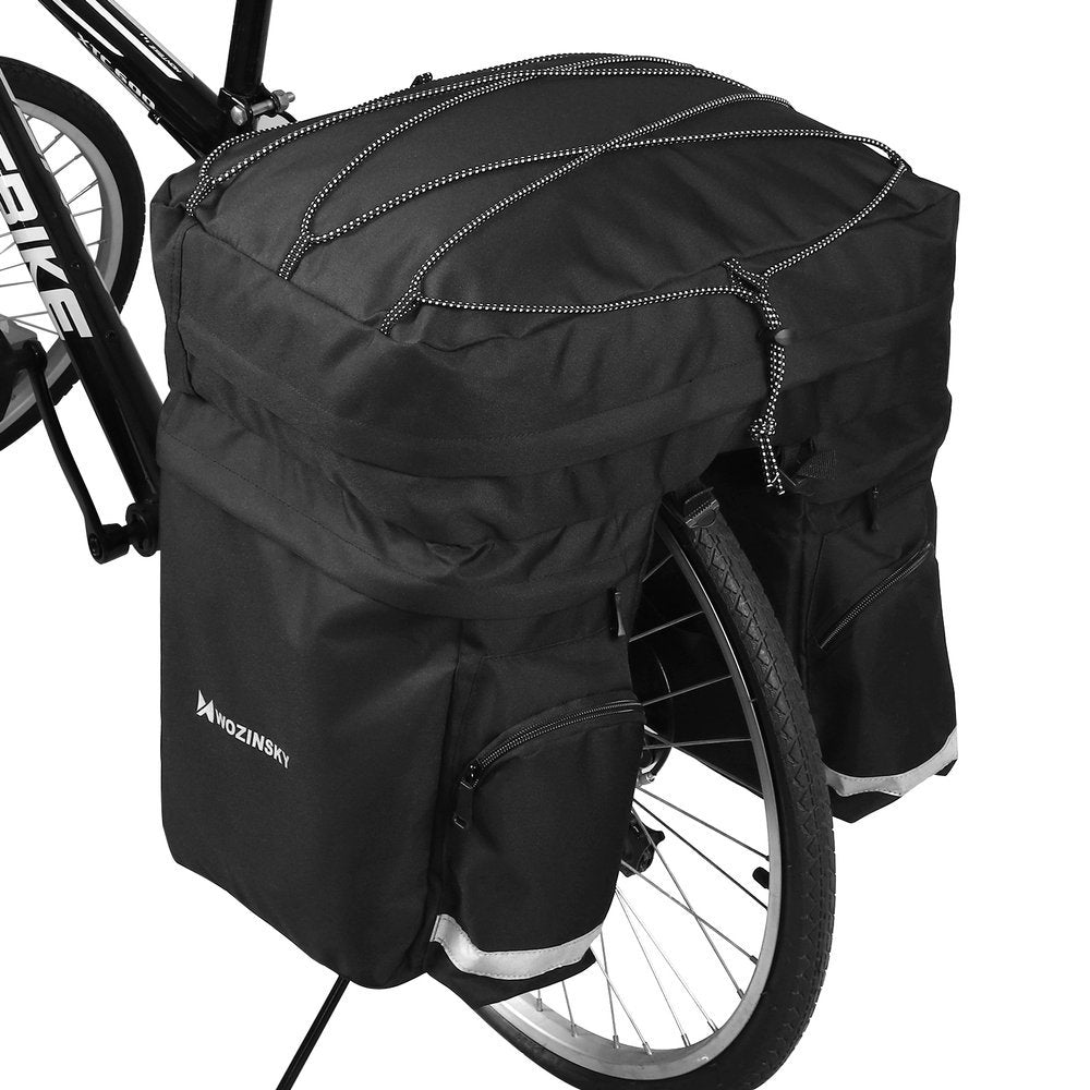 WOZINSKY BICYCLE POUCH FOR TRUNK LARGE DOUBLE BICYCLE BAG 60L