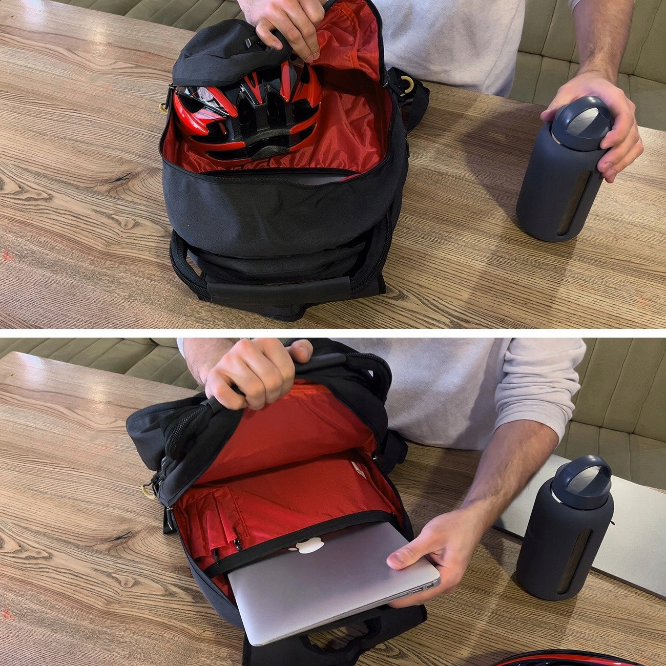WOZINSKY PANNIER BIKE BACKPACK BIKE BAG FOR LAPTOP TRUNK LARGE Brand Wozinsky