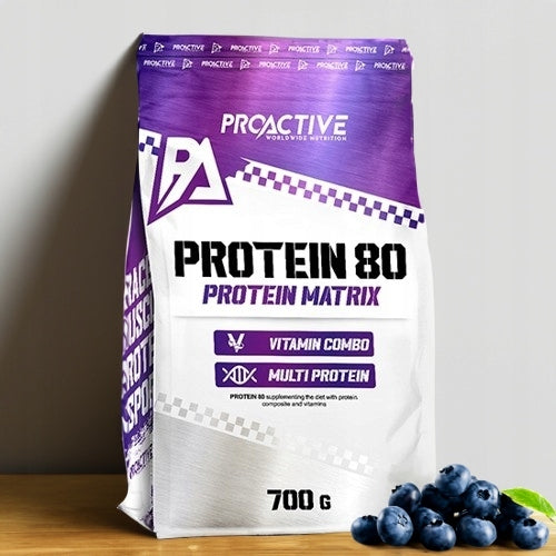 WPC PROTEIN Whey Protein Conditioner VITAMINS Taste Blueberry ProActive 700g Packaging status original
