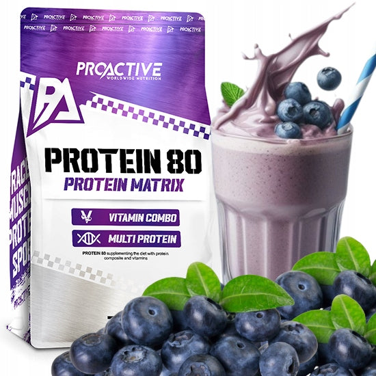 WPC PROTEIN Whey Protein Conditioner VITAMINS Taste Blueberry ProActive 700g
