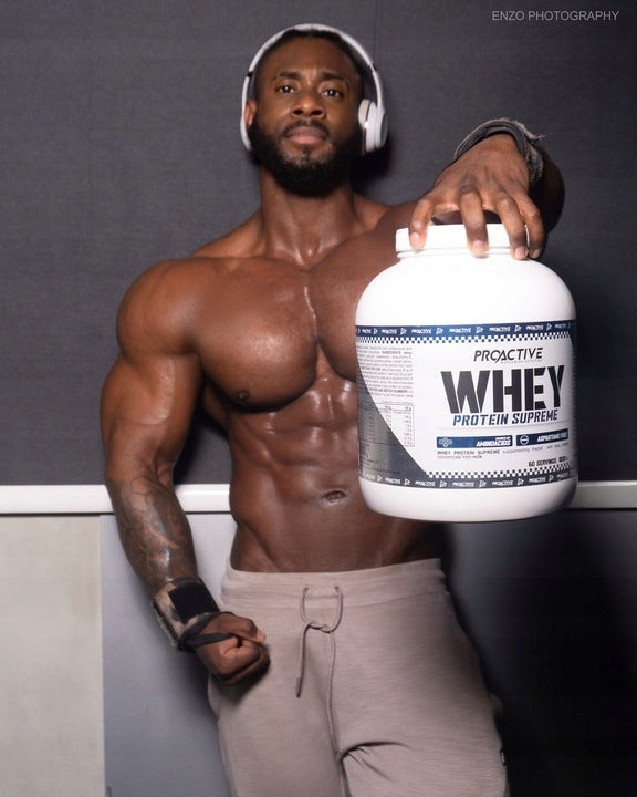 WPC PROTEIN whey protein supplement Proactive Whey 1800g STRAWBERRY BANANA Manufacturer code 5902444718327