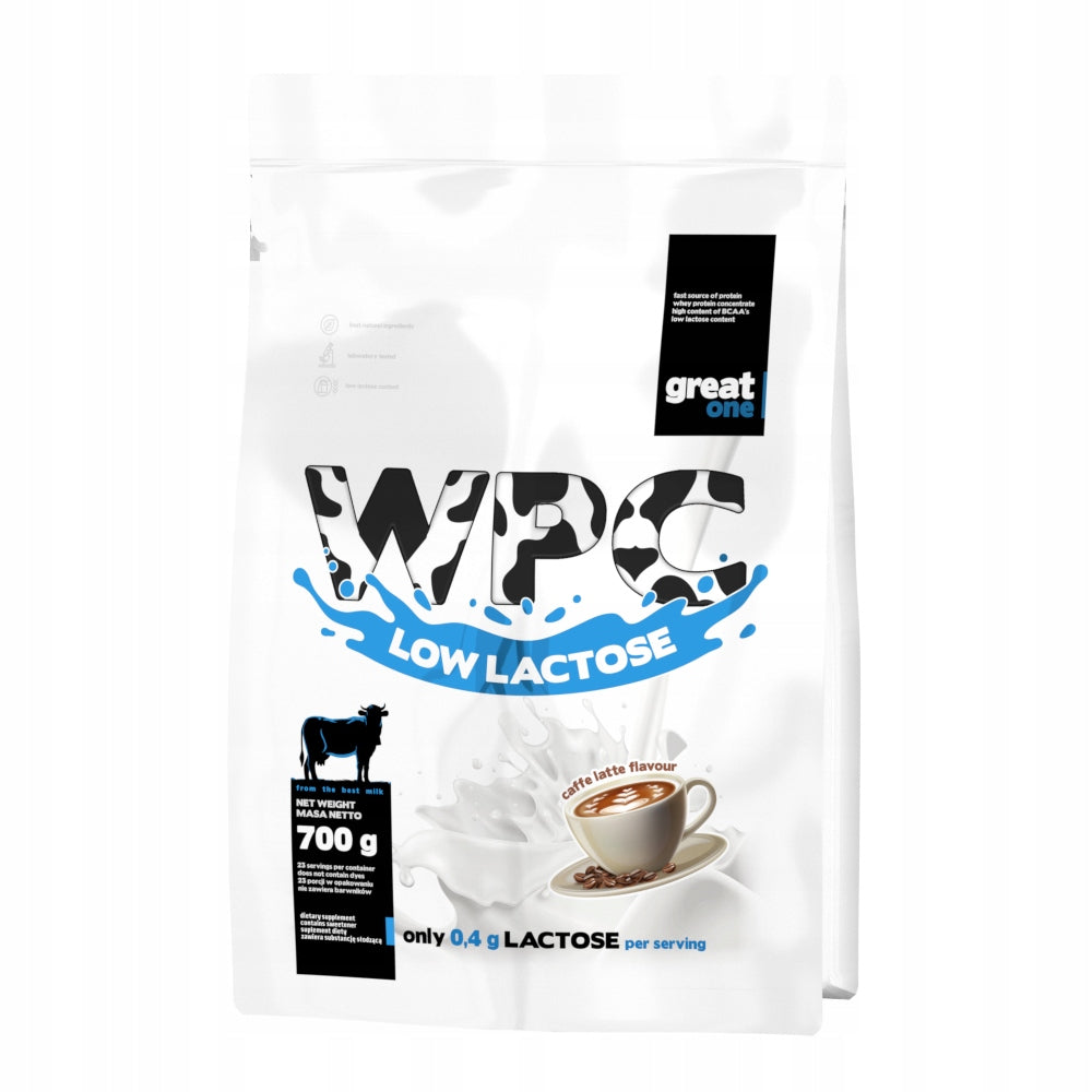 WPC Protein Conditioner LACTOSE FREE GreatOne Powder 700g Cookie PROTEIN Manufacturer code Białko WPC low lactose WPI koncentrat great