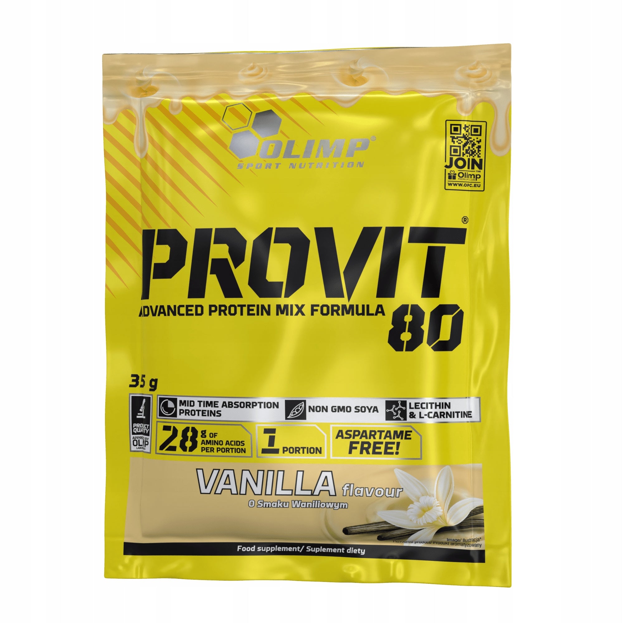 WPC Protein Conditioner OLIMP Provit 80 Vanilla 35g
