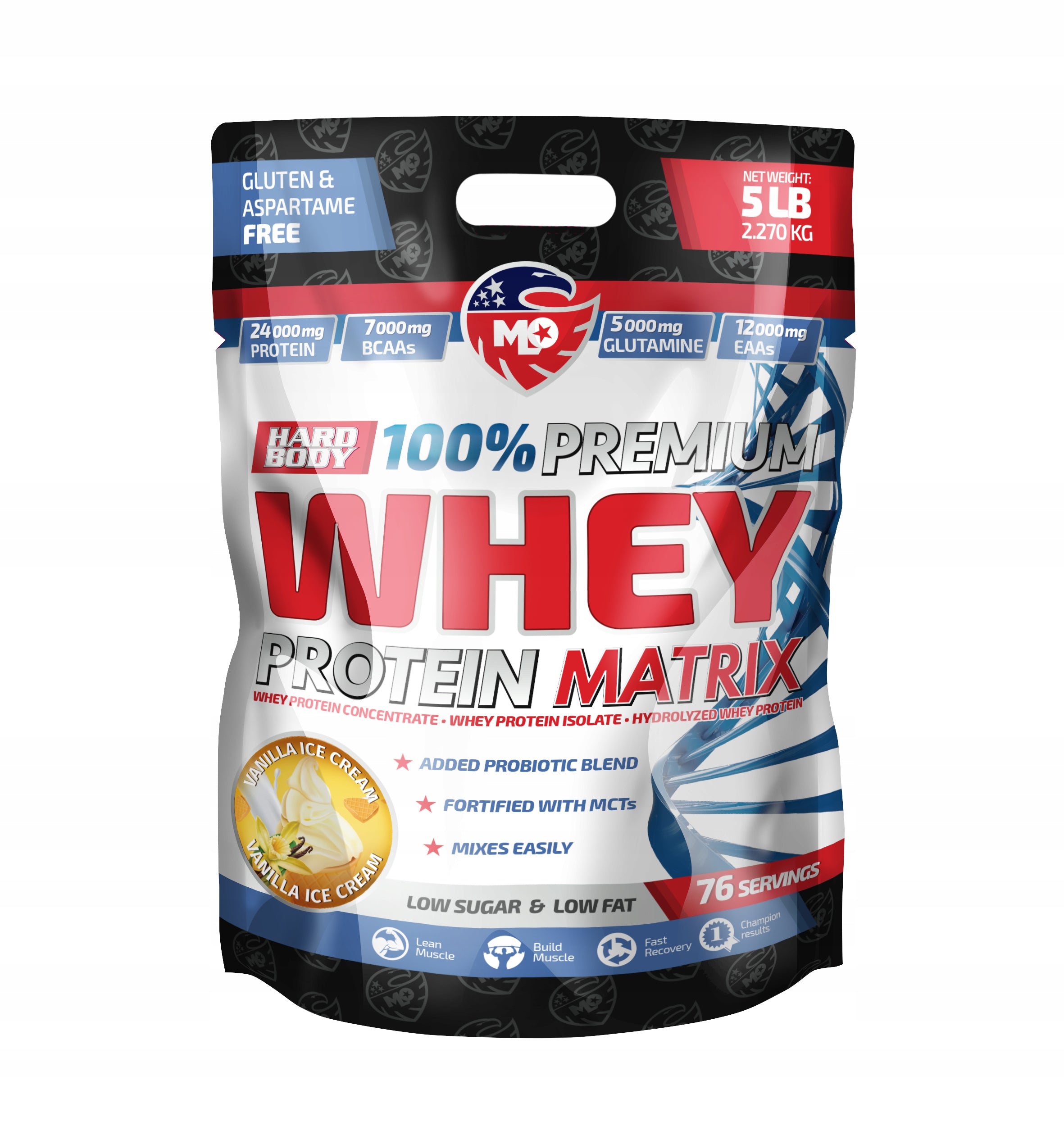 WPI+WPH+WPC Protein MLO Whey Protein Matrix + Mix of Probiotics CAKE 2270g