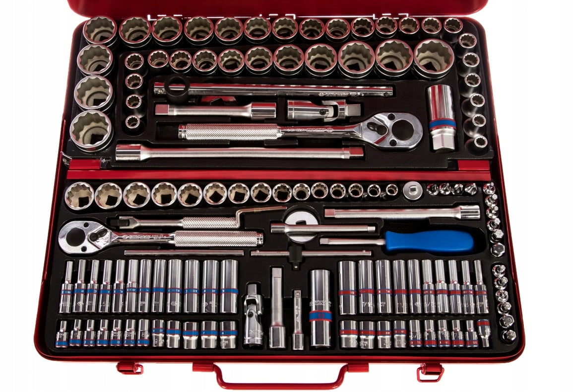 WRENCH CAPS 4-32MM INCH 135PCS SET KING TONY 1/2 3/8 1/4 9033CR Brand King Tony