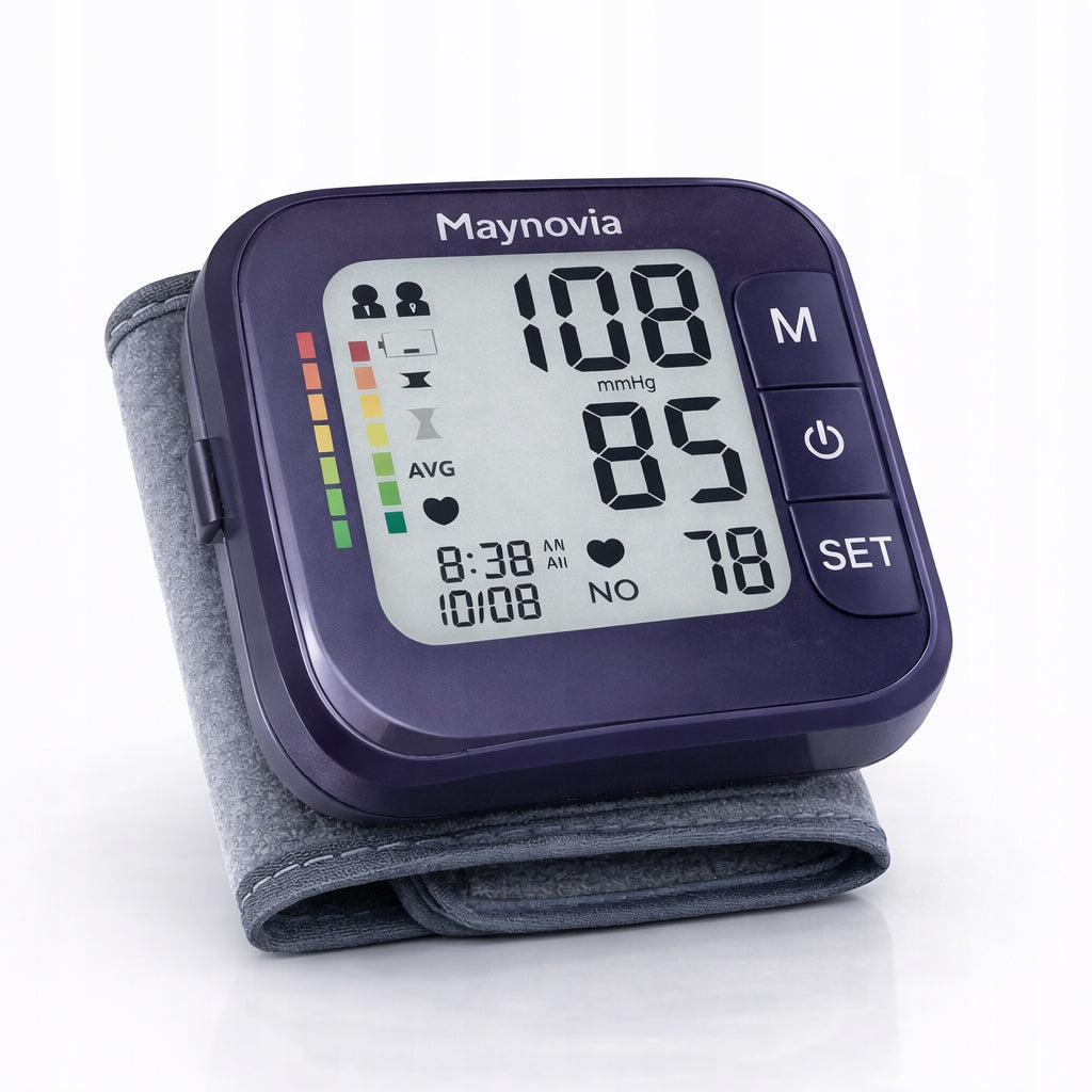 WRIST BLOOD PRESSURE MONITOR ELECTRONIC LCD 120 MEMORY CASE INCLUDED Packaging status original