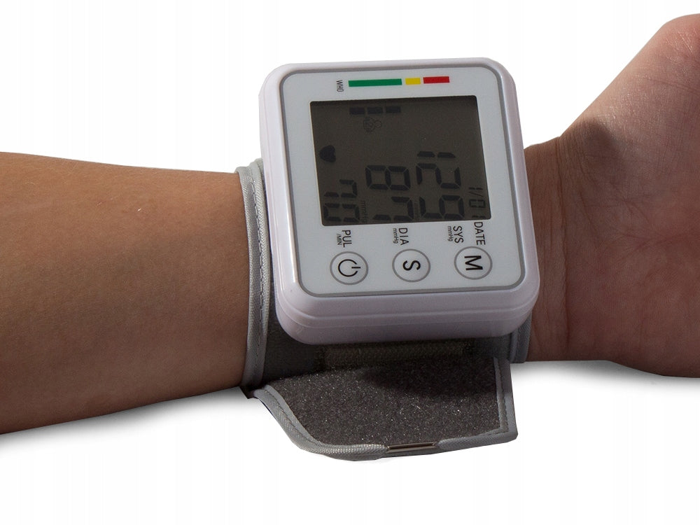 WRIST BLOOD PRESSURE MONITOR ELECTRONIC LCD CASE SOUND EAN (GTIN) 0792172565028