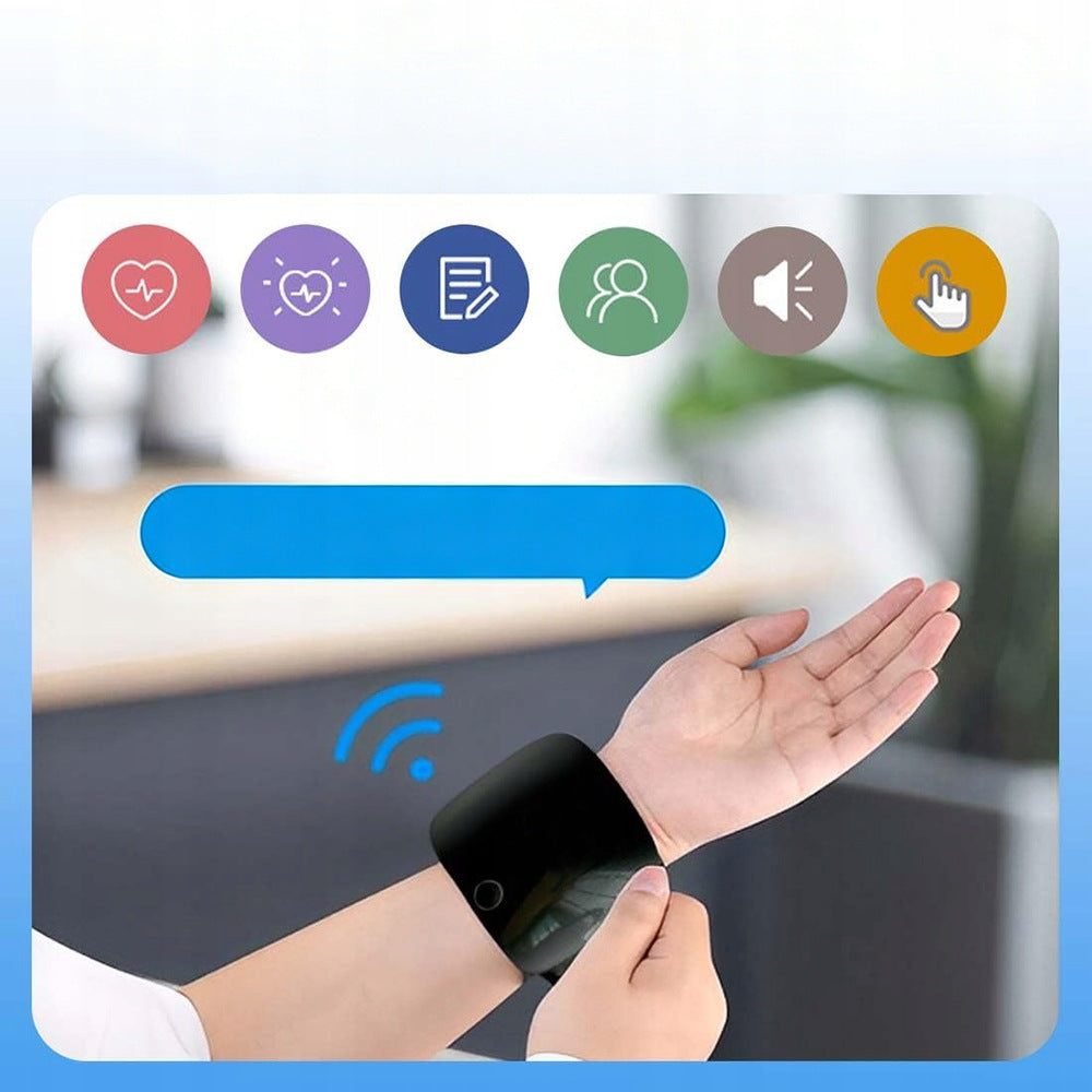 WRIST BLOOD PRESSURE MONITOR LCD CASE SOUND BATTERY ARRHYTHMIA USB Packaging status original