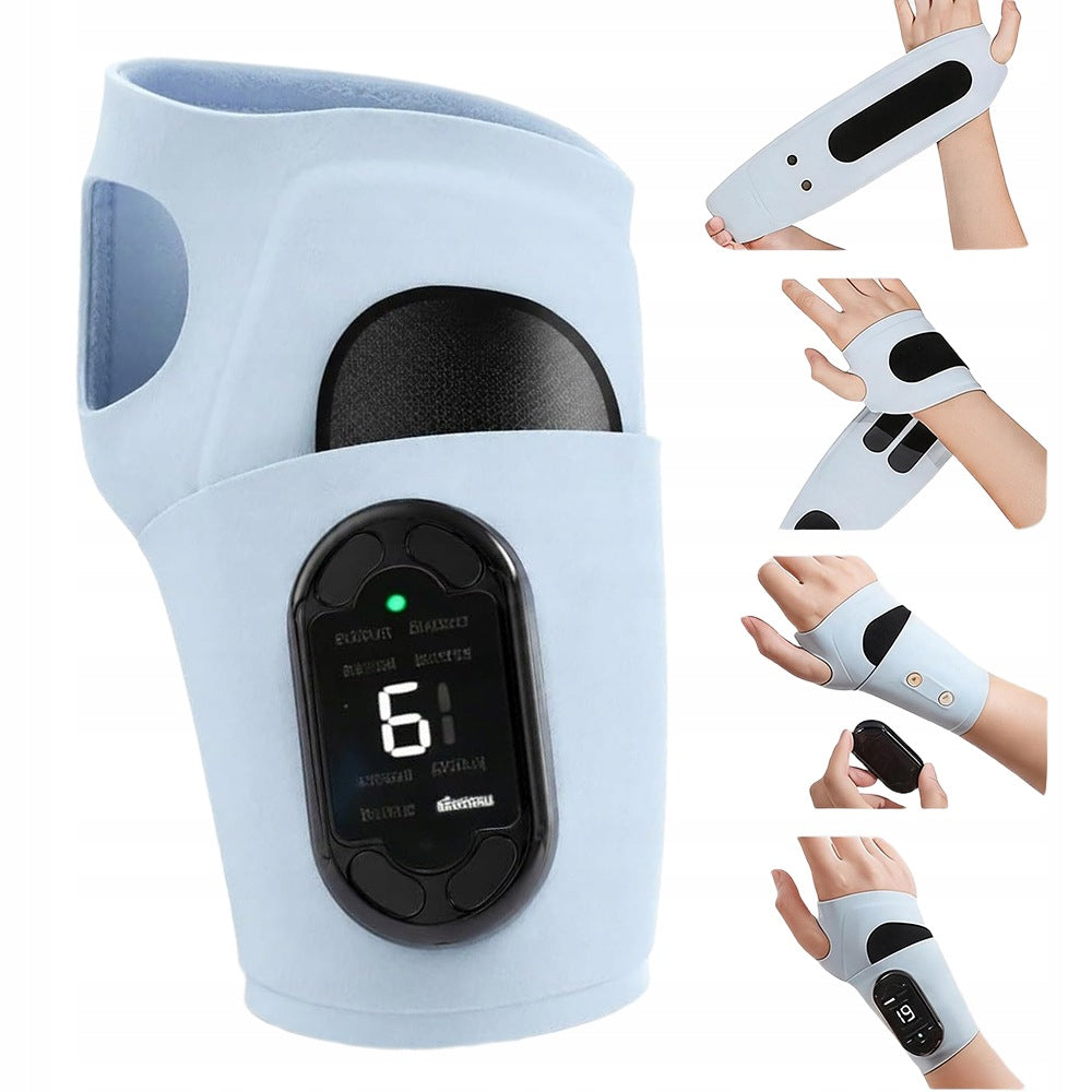 WRIST MASSAGER FOR CARPAL TUNNEL THERAPY EMS 8 MODES FOR PAIN TENSION