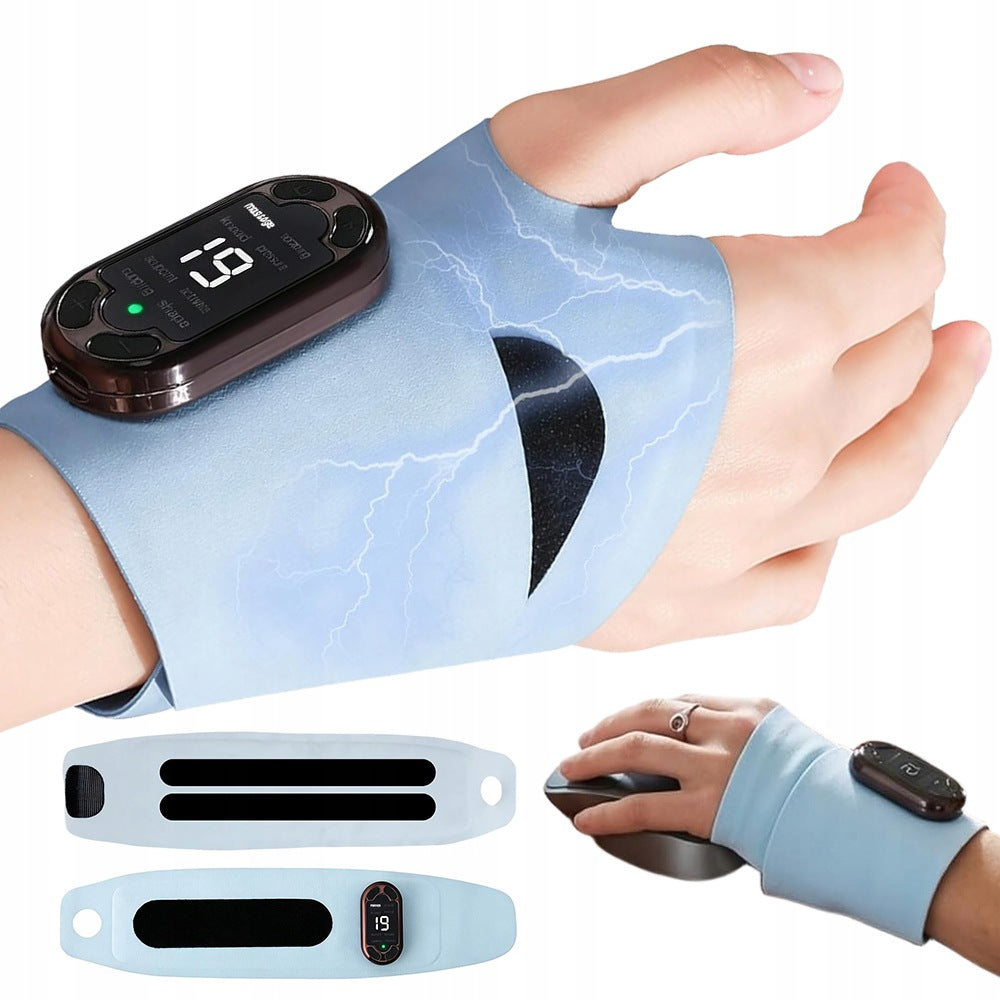 WRIST MASSAGER FOR CARPAL TUNNEL VIBRATION ORTHOSIS BAND 8 MODES