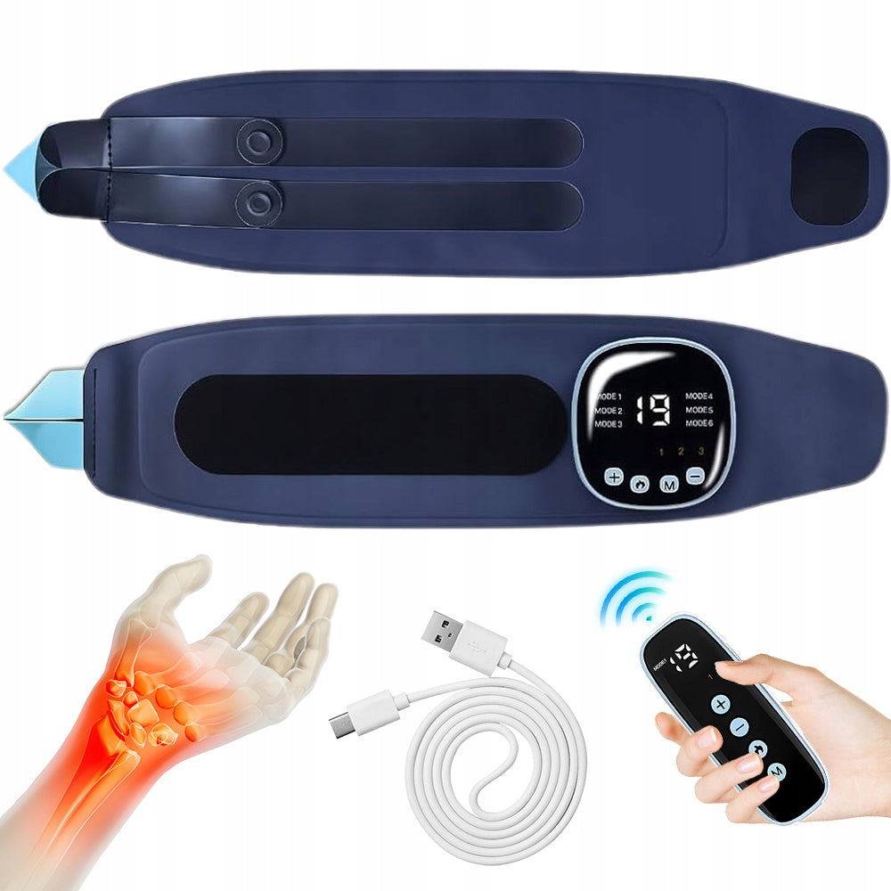 WRIST MASSAGER WITH HEATING 3 TEMPERATURES EMS 19 POWER + 9 PROGRAMS