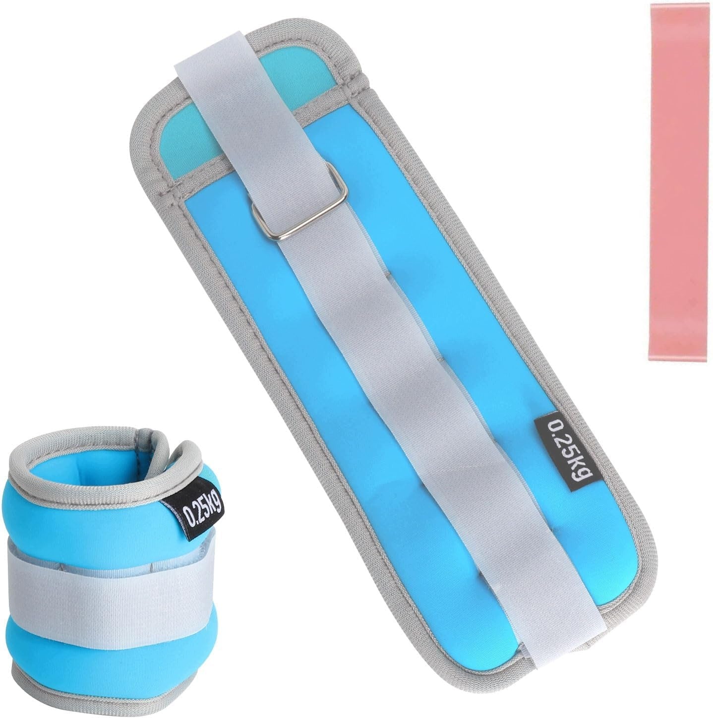WRIST WEIGHTS 2x 0,25 kg FITNESS RESISTANCE TAPE YOGA