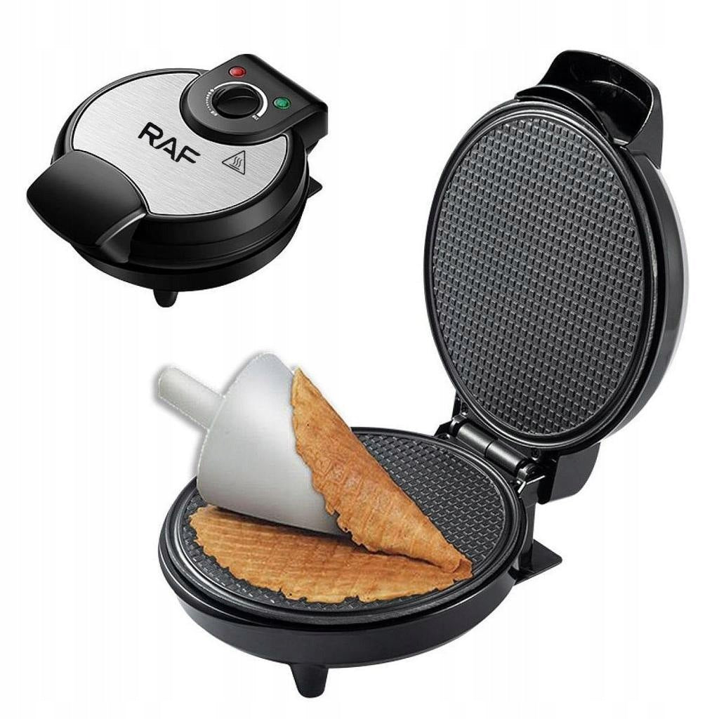 Waffle Cone Machine Waffle Baker Household Egg Roll Crepe Pan Ice Cream