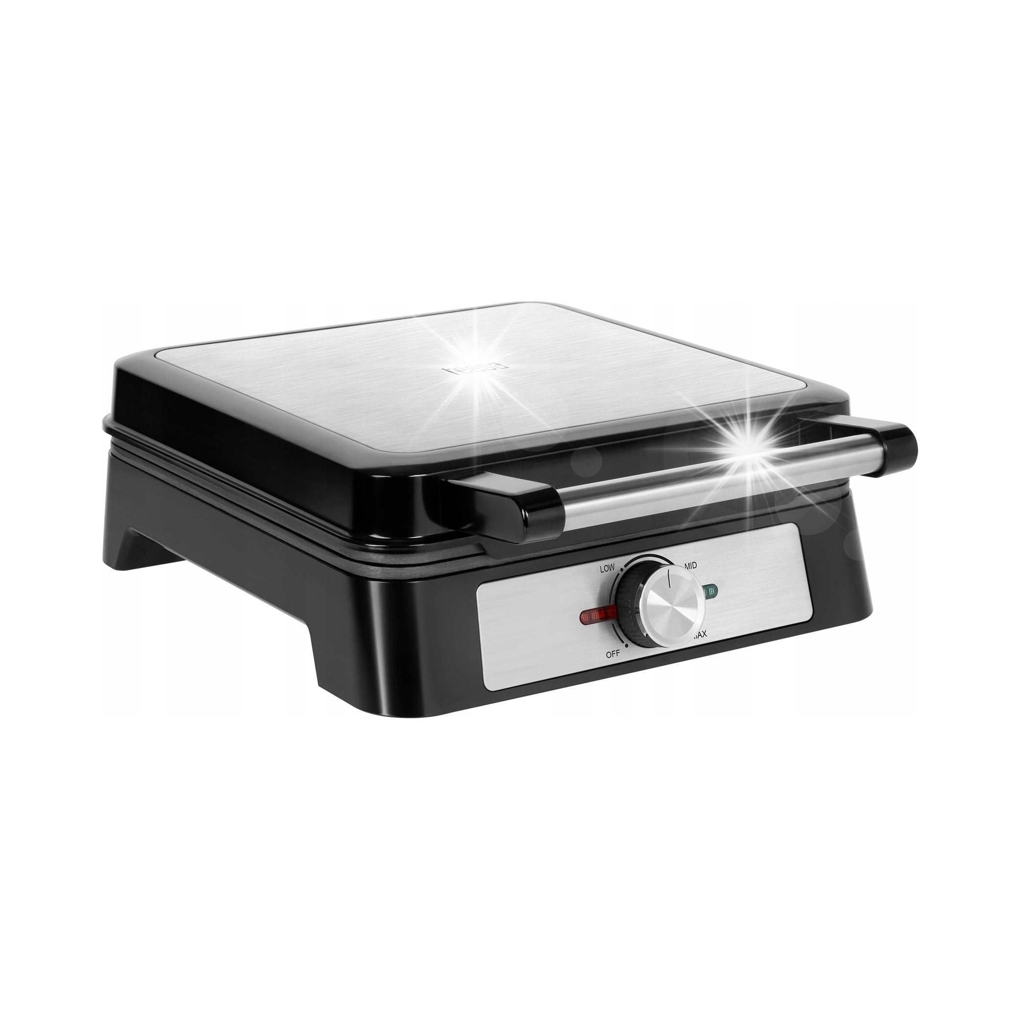 Waffle Iron 4 Waffles 1600W inox Teesa Power Adjustment