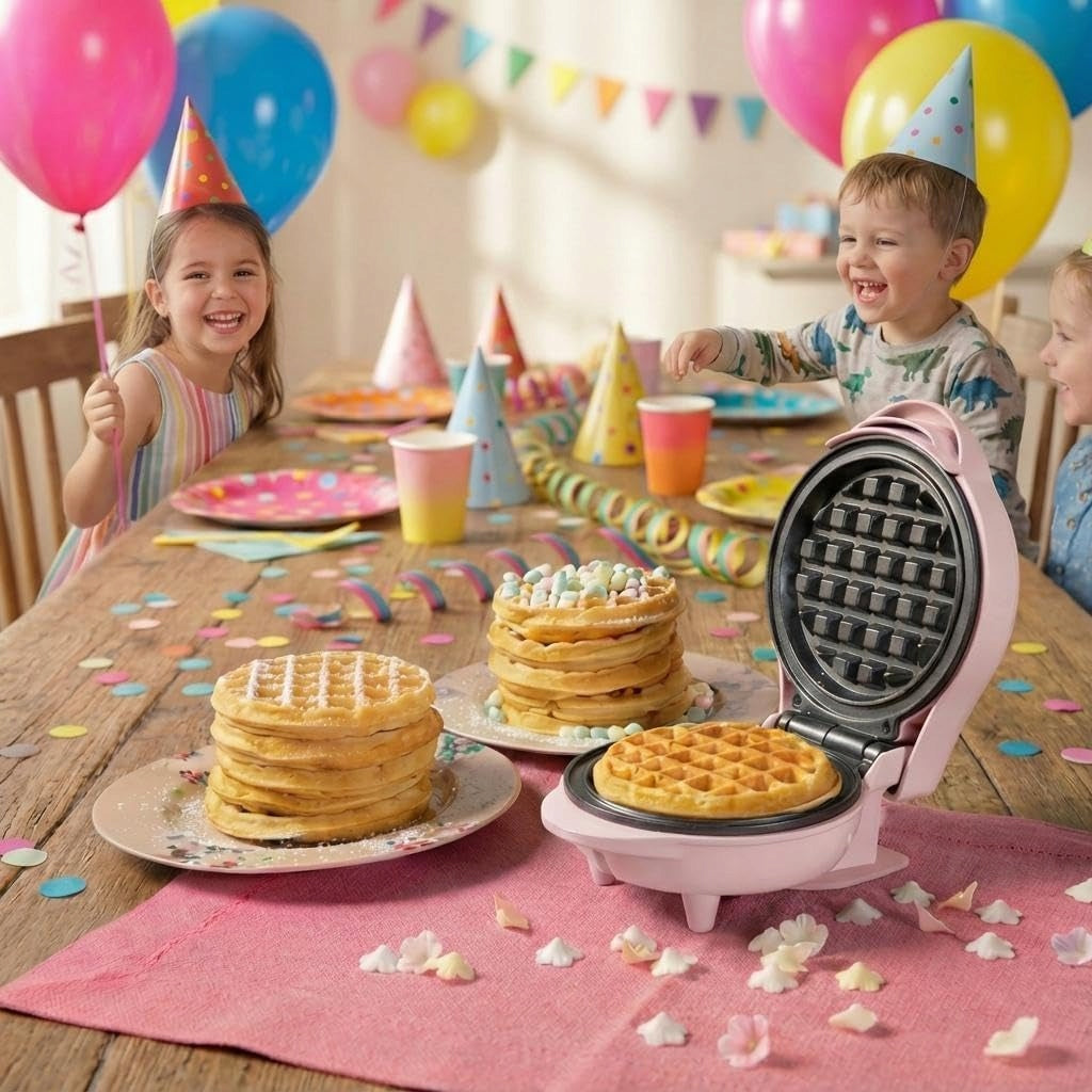 Waffle Iron Bestron Waffle Iron Strong for Mini Waffles 550 W pink Manufacturer code Gofrownica Mocna na Mini Gofry