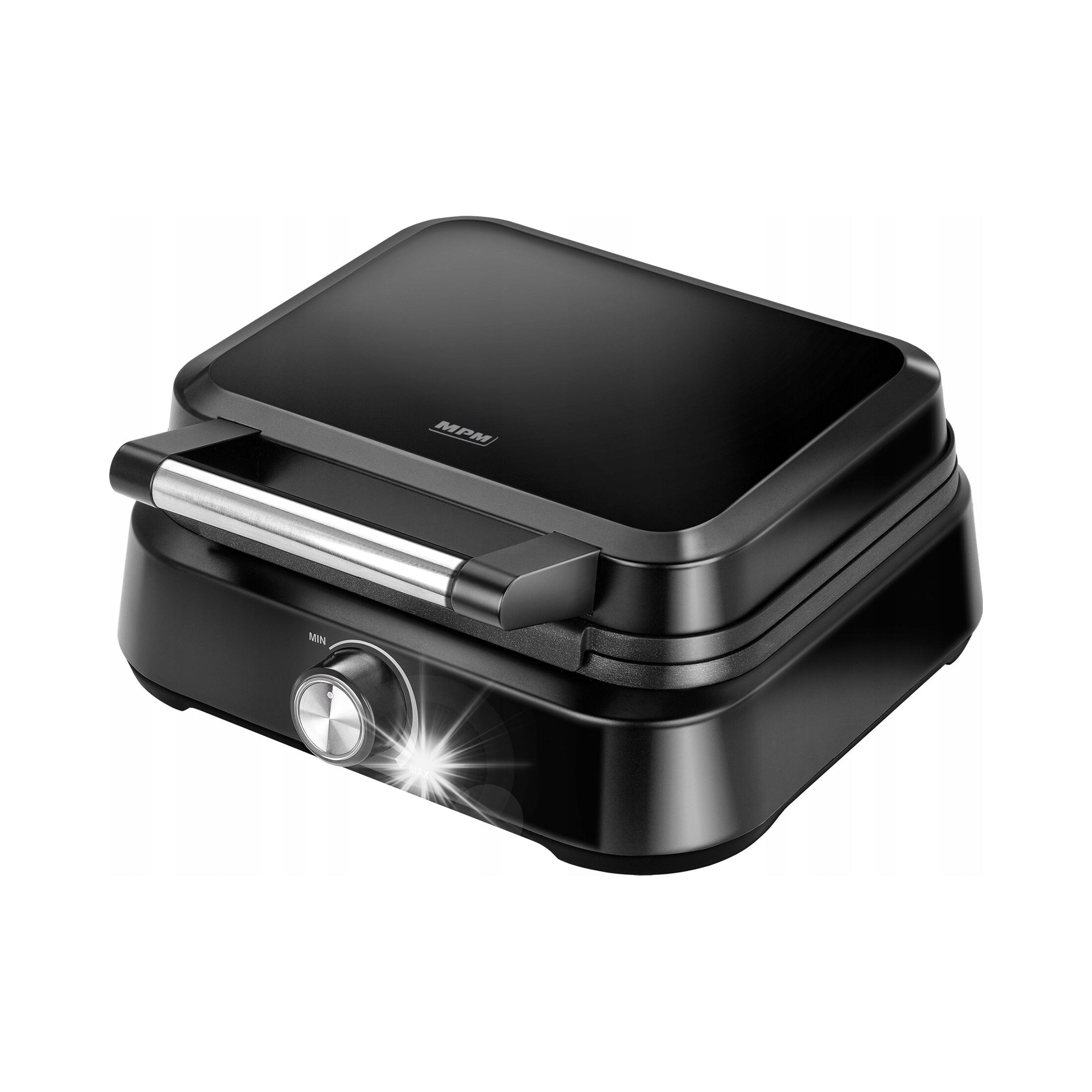 Waffle Iron MPM MGO-40 HIGH POWER 1500W STRONG Black