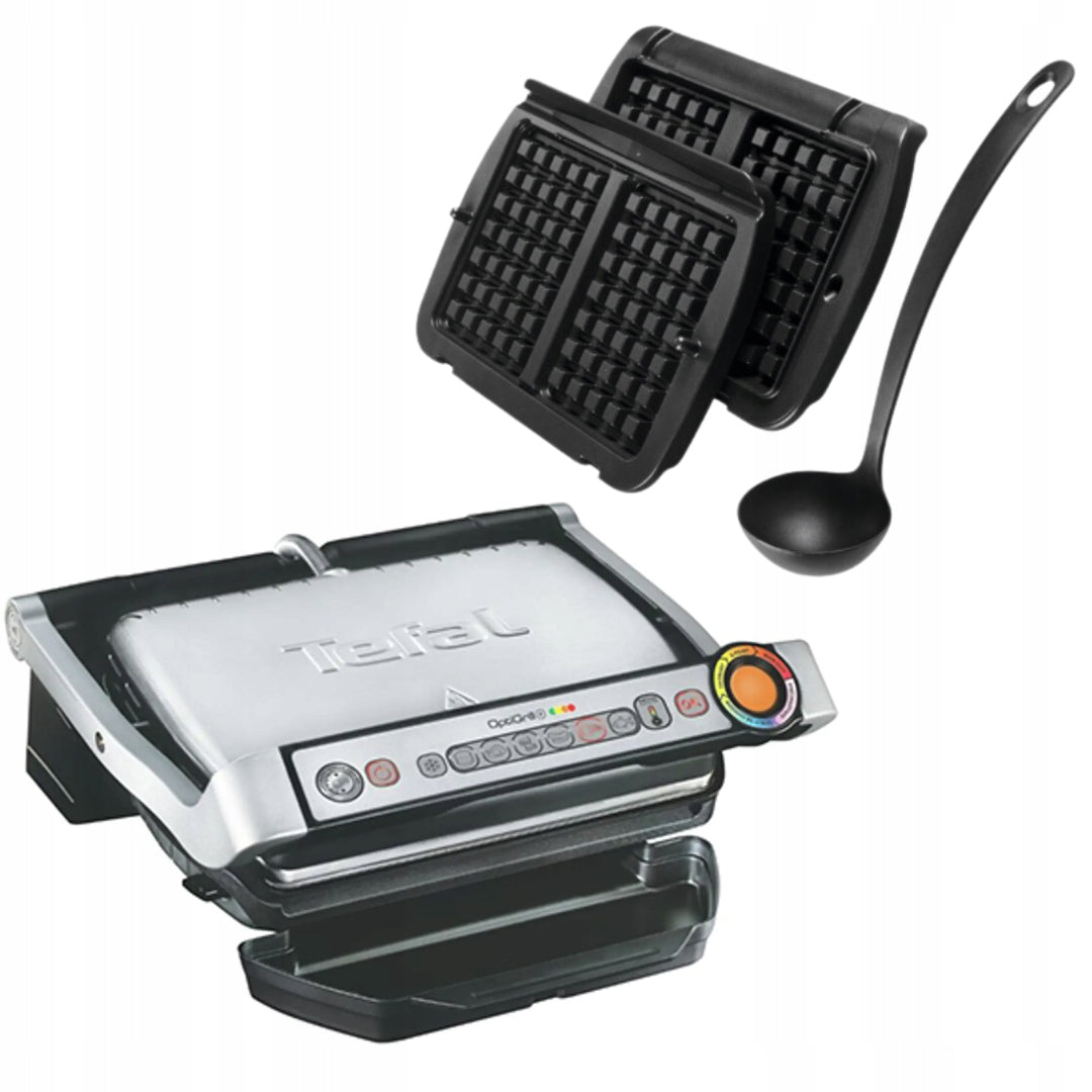 Waffle Iron Tefal Electric Folding Contact Grill Tefal 2000 W black