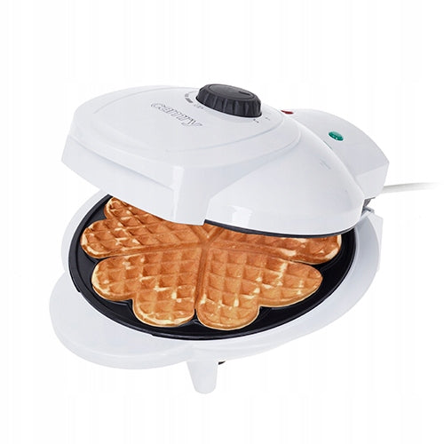 Waffle Maker 5 Waffle Hearts Crunchy Nonstick Thermostat Coating Power rating 1000 W