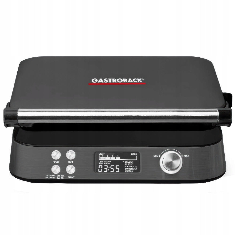 Waffle Maker Gastroback Advanced Control 42449 Black Edition