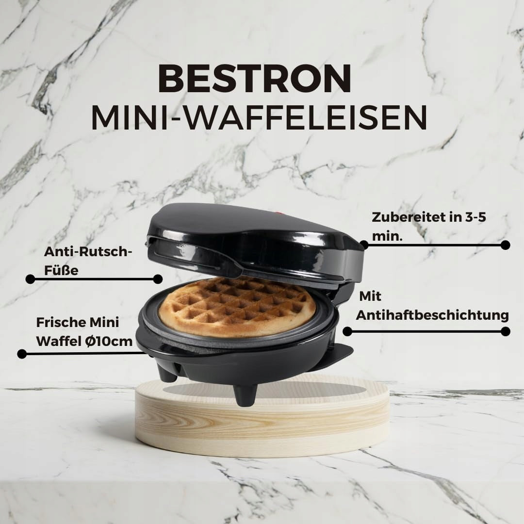 Waffle Maker Mini Waffle Maker Nonstick Coating 550W Power rating 550 W