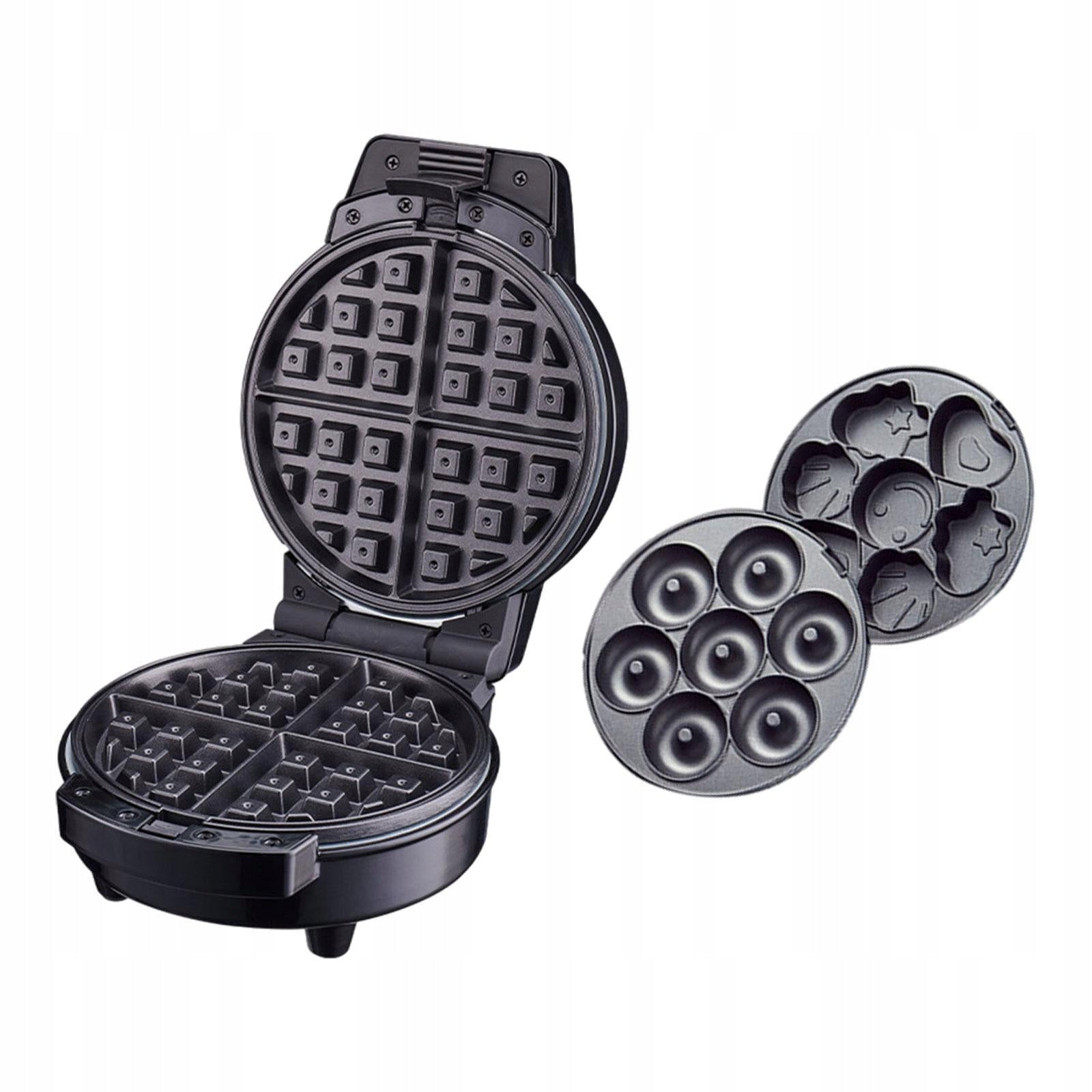 Waffle Maker Multipurpose Grilled Cheese Maker 3 in 1 Nonstick Doughnut Power rating 10000 W