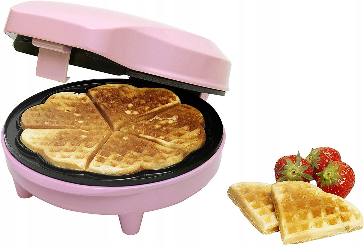 Waffle iron Bestron ASW217 700 W pink Brand Bestron