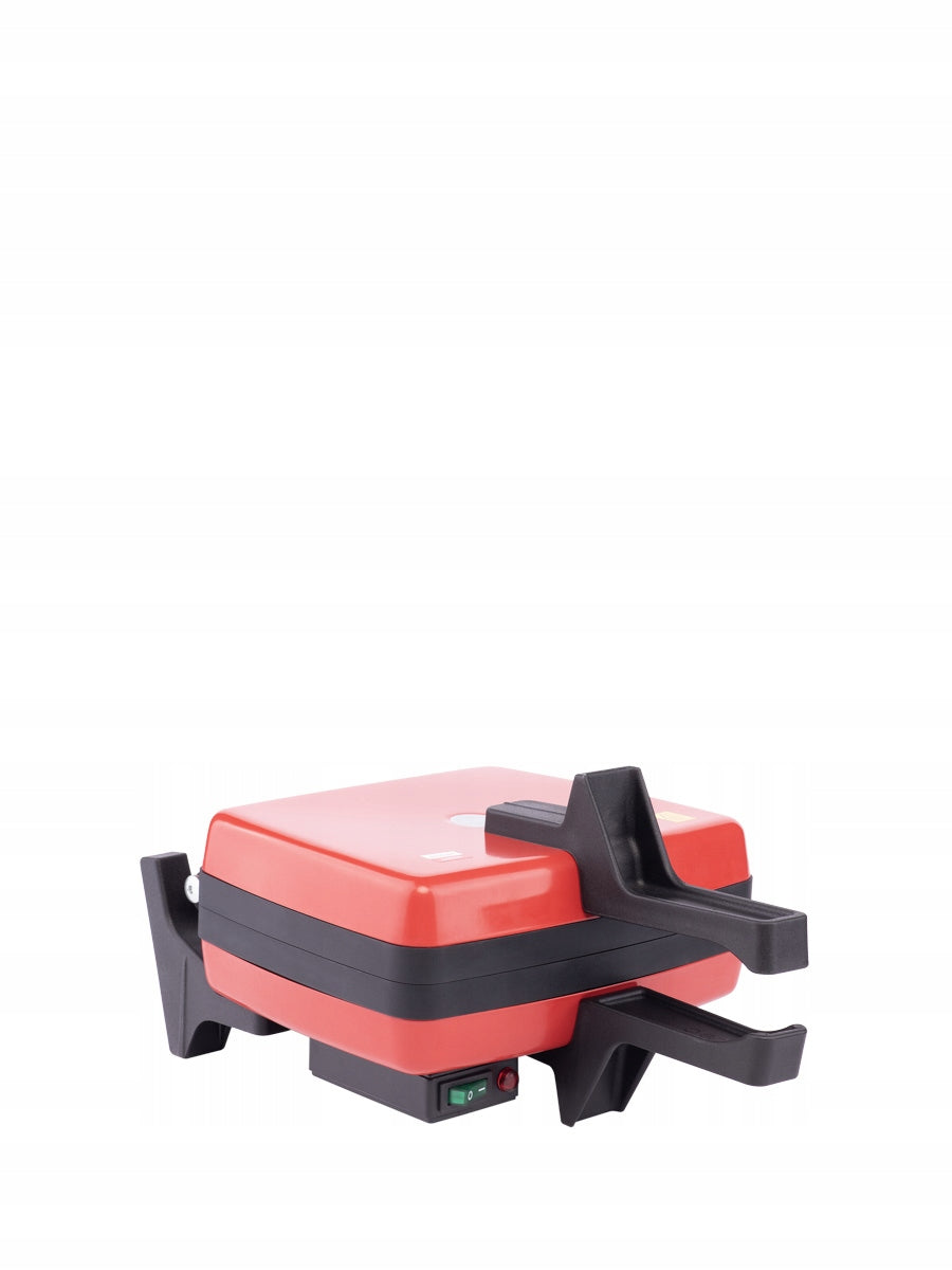 Waffle iron DEZAL model 301.6.1 LWN Red Power rating 1300 W