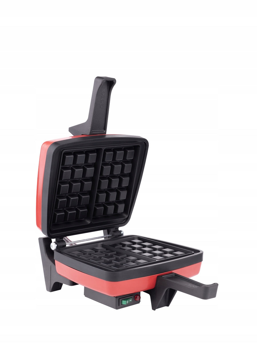 Waffle iron DEZAL model 301.6.1 LWN Red