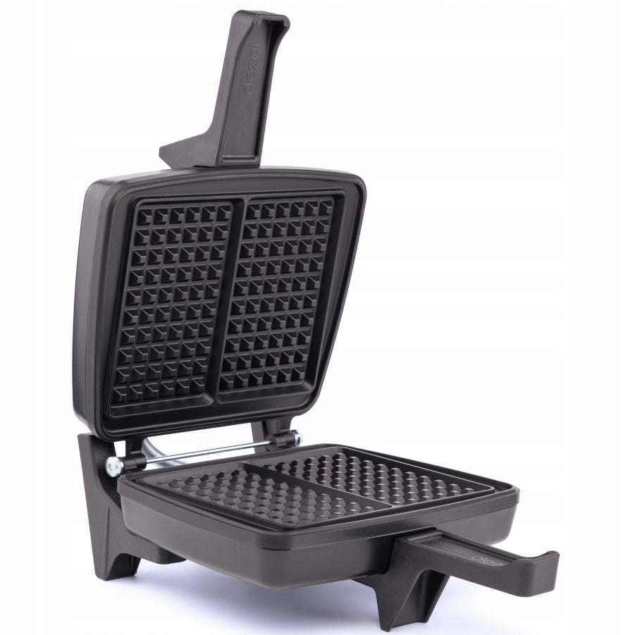 Waffle iron Dezal 301.4.1 N black 1300W Poland strong