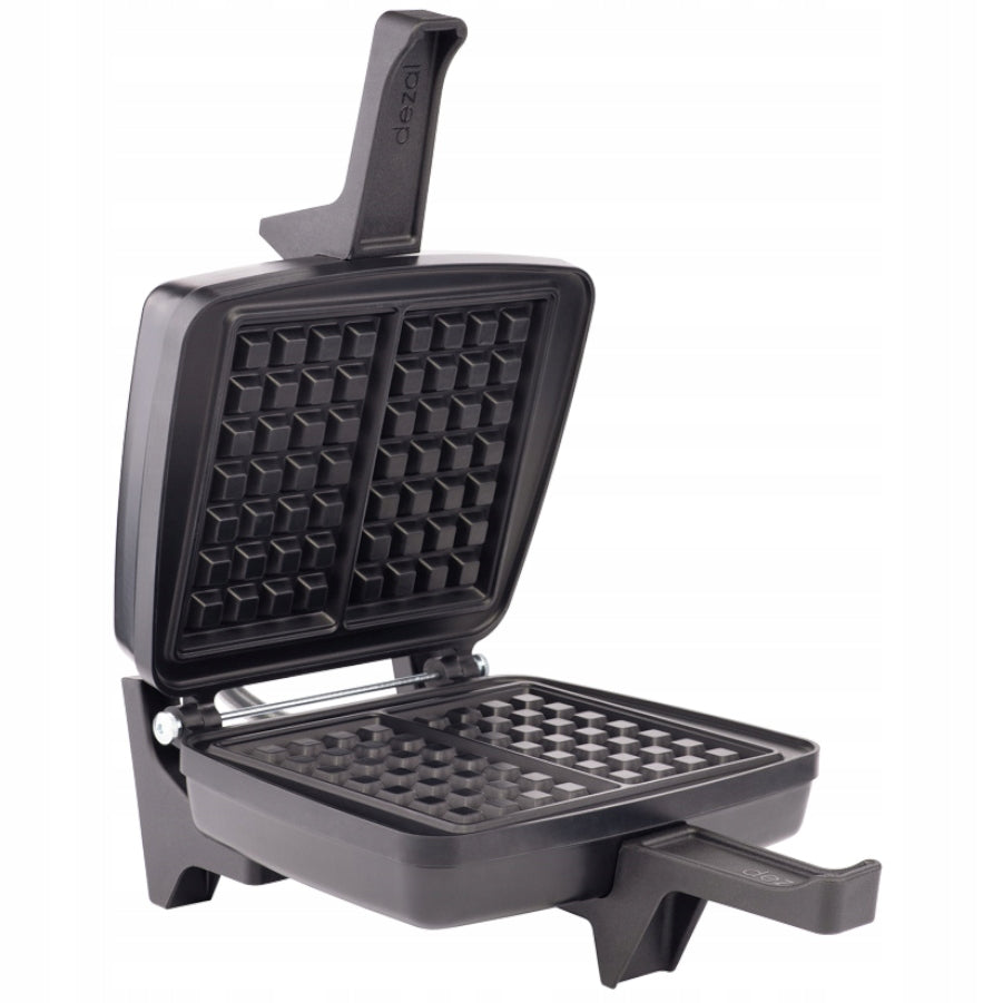 Waffle iron Dezal 301.5.1N black 1300 W 2 waffles POLAND STRONG NEW MODEL Manufacturer code 301.5.1 N CZARNA
