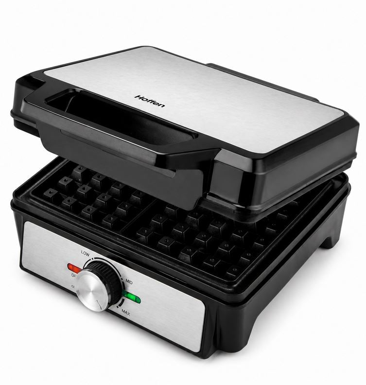 Waffle iron Hoffen WM-6012 1600 W black 2 waffles Power rating 1600 W