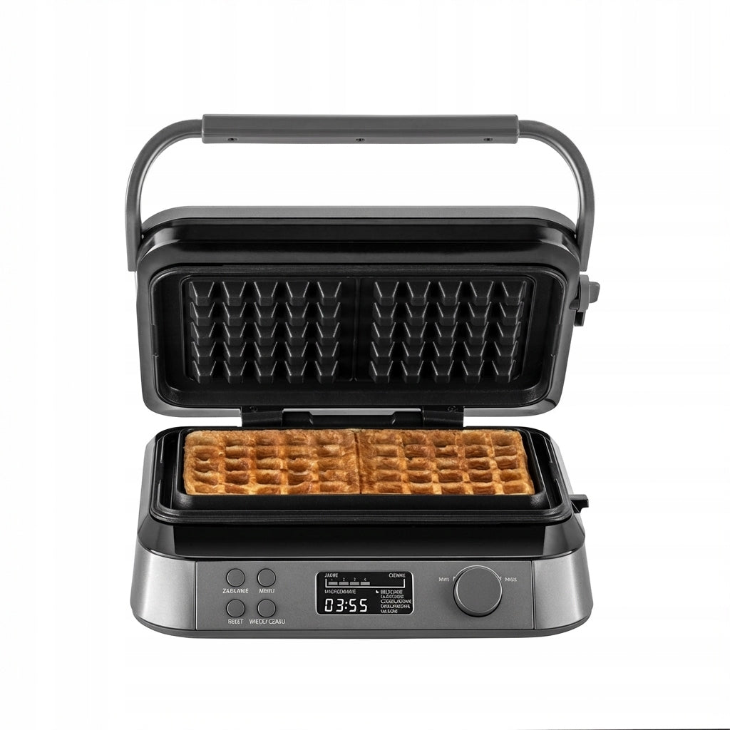 Waffle iron KLAMER – Belgian waffle iron, double waffle iron with 7 levels and 5 Power rating 1600 W