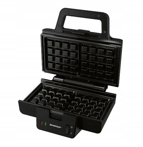 Waffle iron SilverCrest SW 900 A1LARGE WAFFLES XXL STRONG BLACK 900W Packaging status original