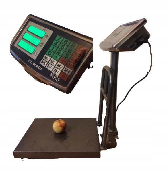 Waga magazynowa Sklep elektroniczny LCD 150 kg Towary platformowe Potężny t EAN (GTIN) 5907371850768