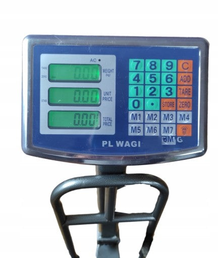 Waga magazynowa Sklep elektroniczny LCD 150 kg Towary platformowe Potężny t Manufacturer code 519100